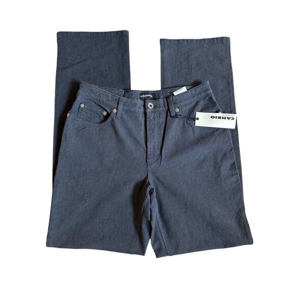 Cambio Jean Pants, The Nancy, Straight Leg, Slate Gray, Women's size 10, NWT - Picture 1 of 4